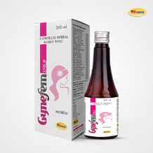 pcd franchise products in Haryana - Modron Healthcare -	Gynefem Syrup.jpg	